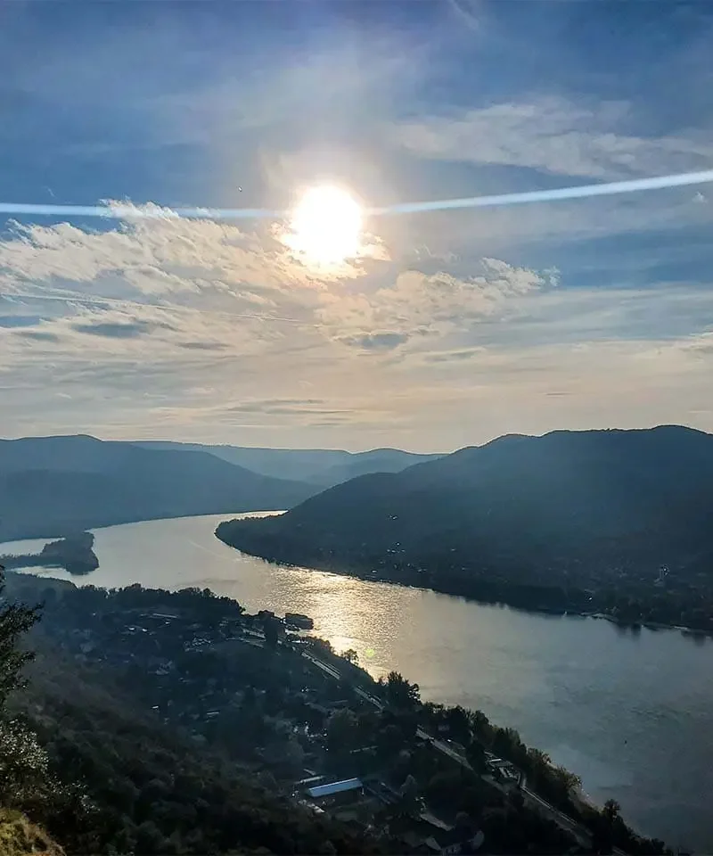 panorama vue visegrad